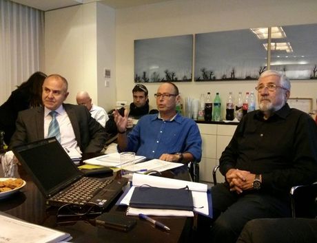 שמואל אבואב, אבי נאור וח''כ עמרם מצנע