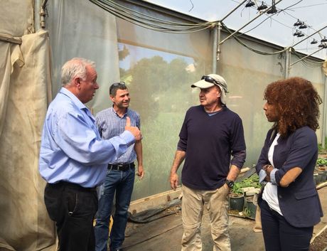 ח''כ ברושי ומנכלית הפורום הציבורי בביקור באלוני יצחק